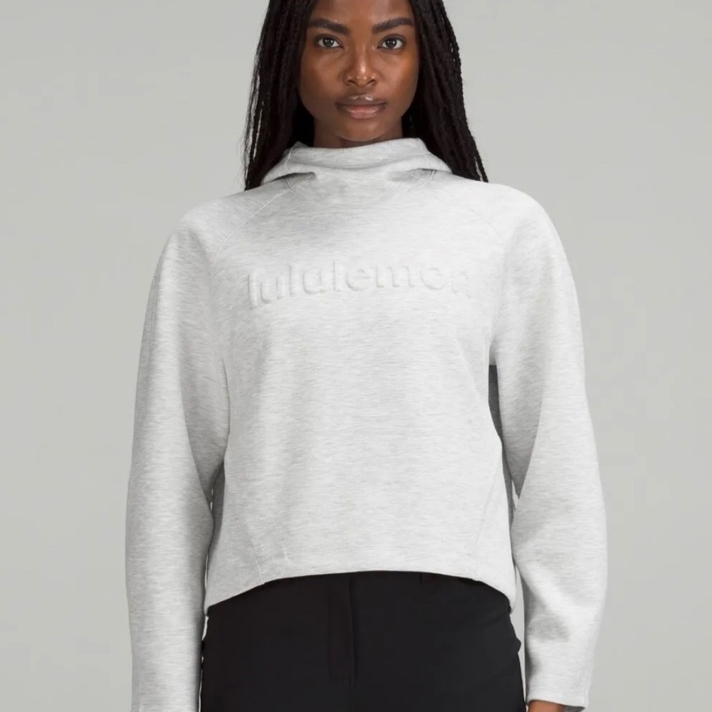 Lululemon Airwrap Hoodie Emboss Wordmark Size 6